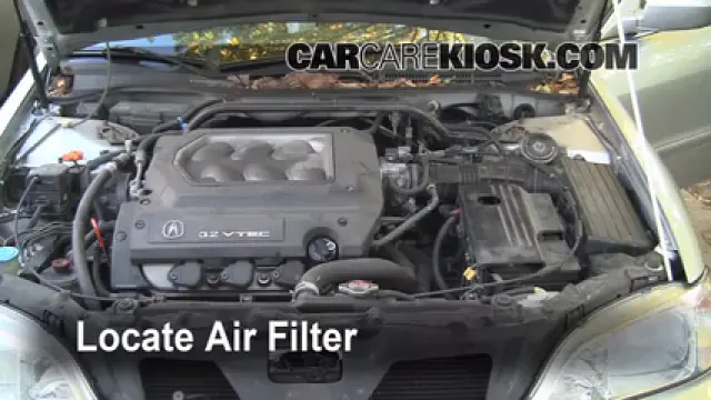 1999 Acura TL 3.2L V6 Filtre à air (moteur) Changement